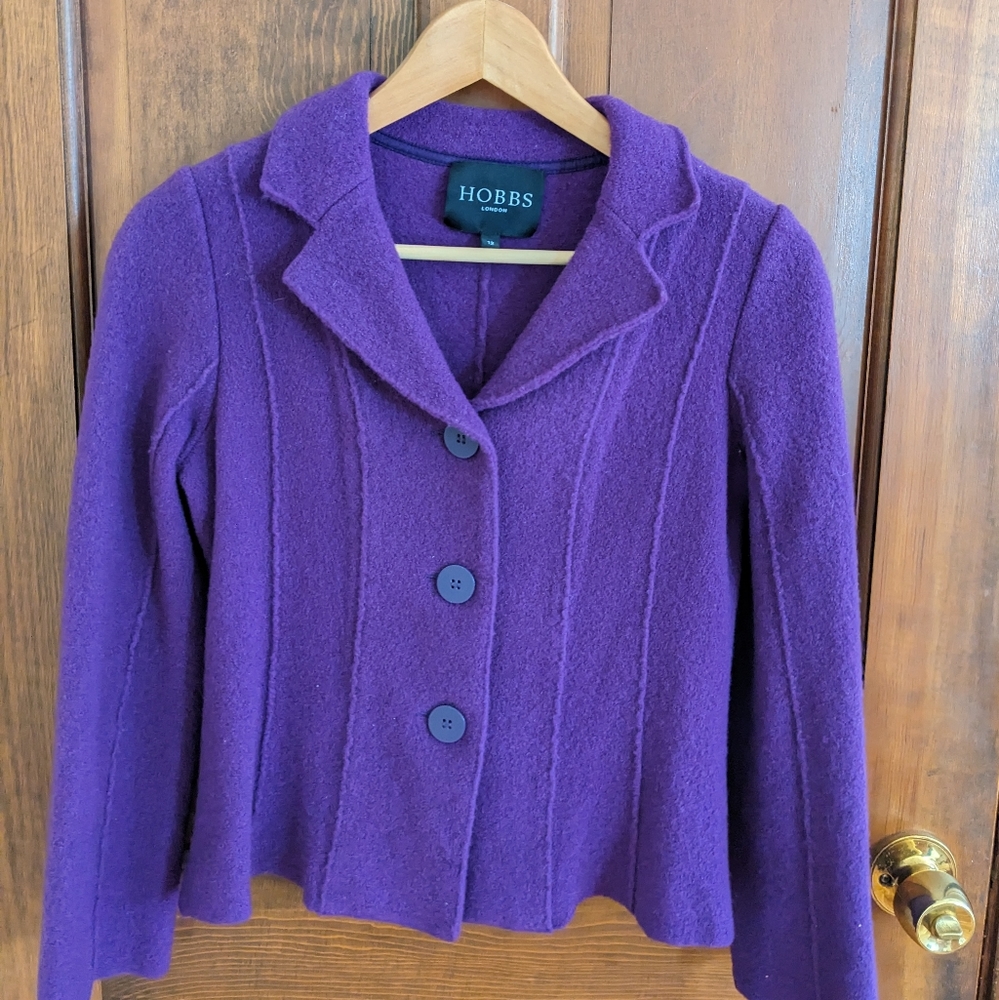 Hobbs Wool Jacket Size 8